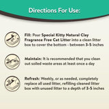 Special Kitty Fresh Scent Odor Control Tight Clumping Cat Litter Jug with Handle. 99% Dust-Free. Recyclable Packaging. Formulated with Natural Bentonite (20, Pounds), Green