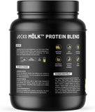 Jocko-Mölk Protein Powder, 21 Servings - Grass-Fed Whey, Micellar Casein, Egg Protein Blend with Digestive Enzymes, Probiotics, Sugar-Free, Soy-Free, Gluten-Free (21 Servings, Vanilla)