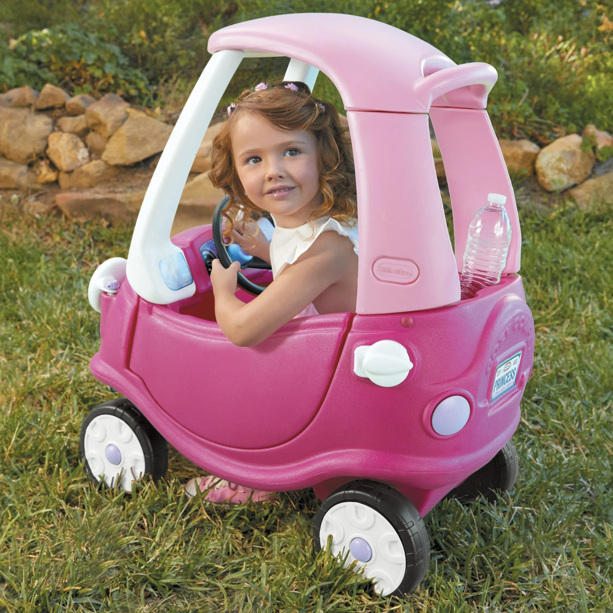 Little Tikes Princess Cozy Coupe Ride on, Pink, for Ages 1 to 5 Years
